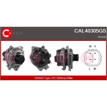 Alternador - CASCO CAL40305GS