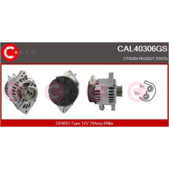 Alternador - CASCO CAL40306GS