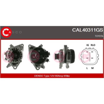 Alternador - CASCO CAL40311GS