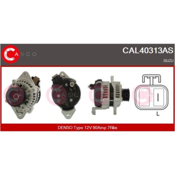 Alternador - CASCO CAL40313AS