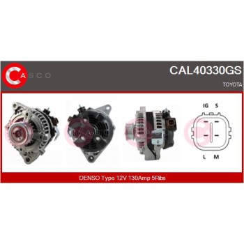 Alternador - CASCO CAL40330GS