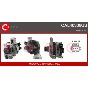 Alternador - CASCO CAL40336GS
