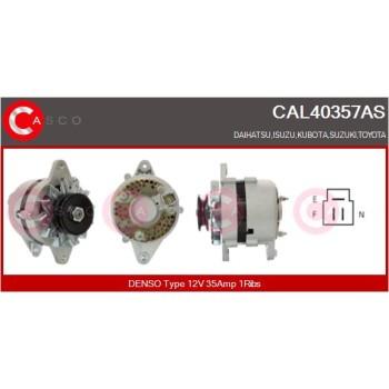 Alternador - CASCO CAL40357AS