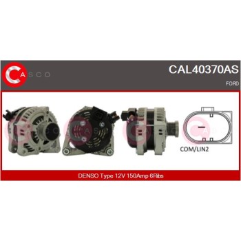 Alternador - CASCO CAL40370AS