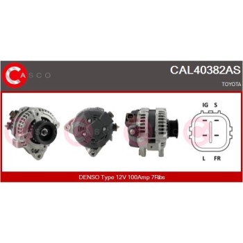 Alternador - CASCO CAL40382AS