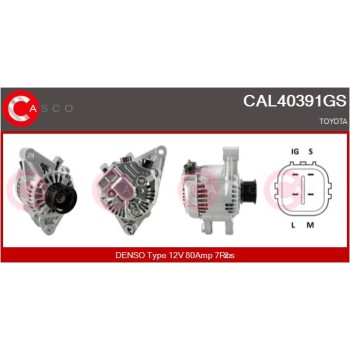 Alternador - CASCO CAL40391GS