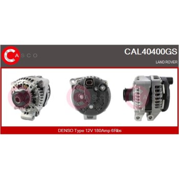Alternador - CASCO CAL40400GS