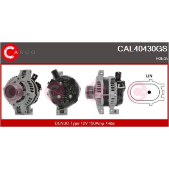 Alternador - CASCO CAL40430GS