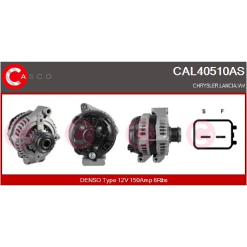 Alternador - CASCO CAL40510AS