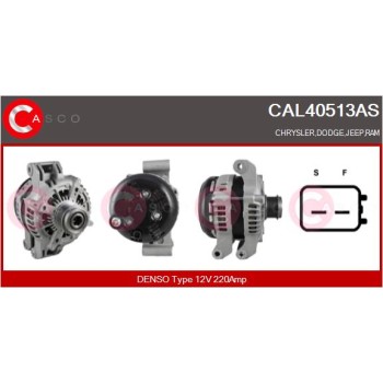 Alternador - CASCO CAL40513AS