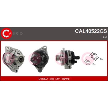 Alternador - CASCO CAL40522GS