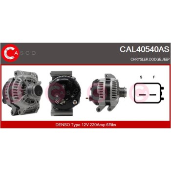 Alternador - CASCO CAL40540AS