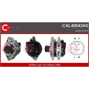 Alternador - CASCO CAL40542AS