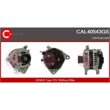 Alternador - CASCO CAL40543GS