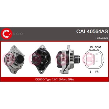 Alternador - CASCO CAL40564AS