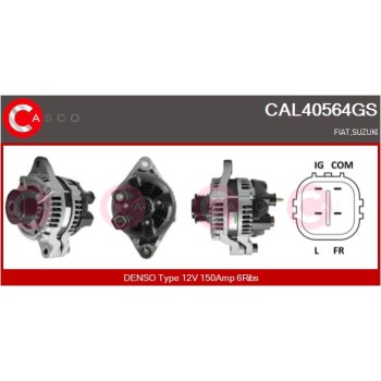 Alternador - CASCO CAL40564GS