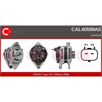 Alternador - CASCO CAL40599AS