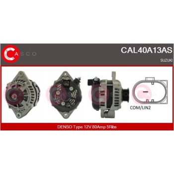 Alternador - CASCO CAL40A13AS