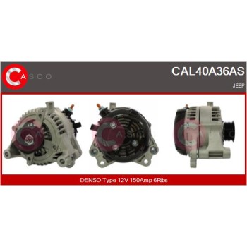 Alternador - CASCO CAL40A36AS