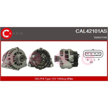 Alternador - CASCO CAL42101AS