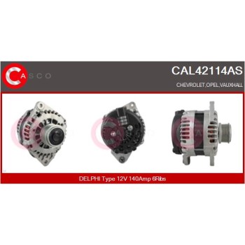 Alternador - CASCO CAL42114AS