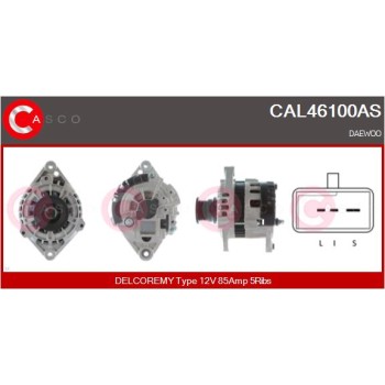 Alternador - CASCO CAL46100AS