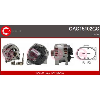 Alternador arrancador - CASCO CAS15102GS