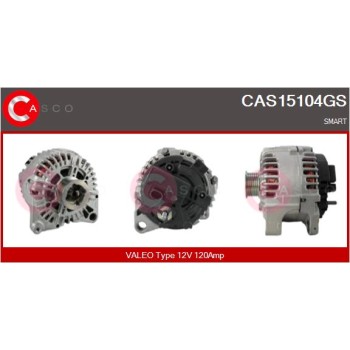 Alternador arrancador - CASCO CAS15104GS