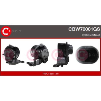 Ventilador habitáculo - CASCO CBW70001GS