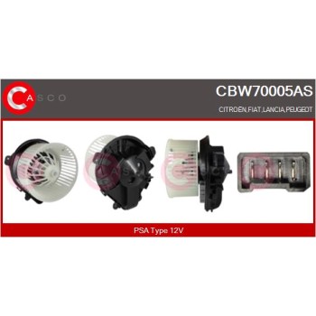 Ventilador habitáculo - CASCO CBW70005AS