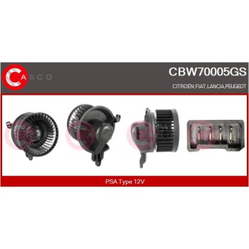 Ventilador habitáculo - CASCO CBW70005GS