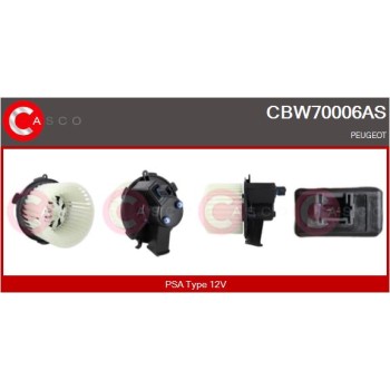 Ventilador habitáculo - CASCO CBW70006AS