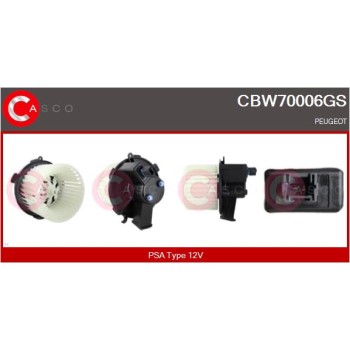Ventilador habitáculo - CASCO CBW70006GS