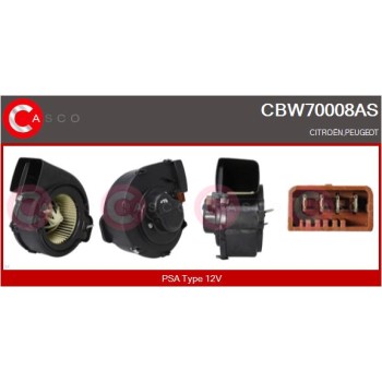 Ventilador habitáculo - CASCO CBW70008AS