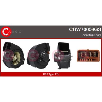 Ventilador habitáculo - CASCO CBW70008GS