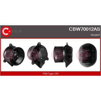 Ventilador habitáculo - CASCO CBW70012AS
