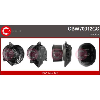Ventilador habitáculo - CASCO CBW70012GS