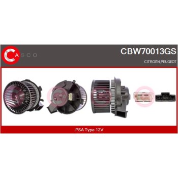 Ventilador habitáculo - CASCO CBW70013GS