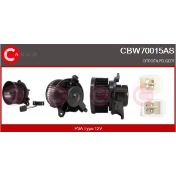 Ventilador habitáculo - CASCO CBW70015AS