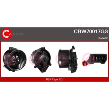 Ventilador habitáculo - CASCO CBW70017GS