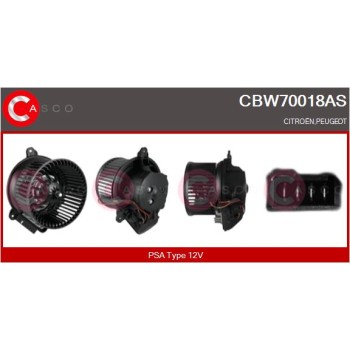 Ventilador habitáculo - CASCO CBW70018AS