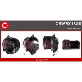 Ventilador habitáculo - CASCO CBW70018GS