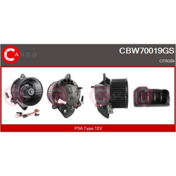 Ventilador habitáculo - CASCO CBW70019GS