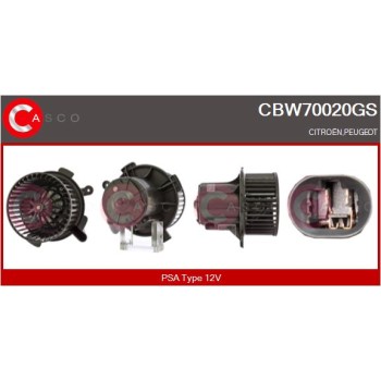 Ventilador habitáculo - CASCO CBW70020GS