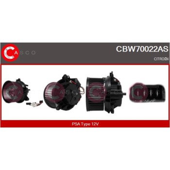 Ventilador habitáculo - CASCO CBW70022AS