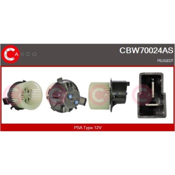 Ventilador habitáculo - CASCO CBW70024AS