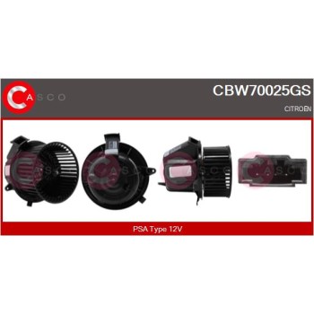 Ventilador habitáculo - CASCO CBW70025GS