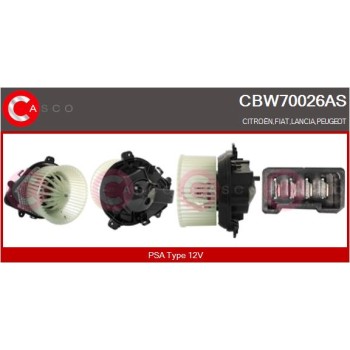 Ventilador habitáculo - CASCO CBW70026AS