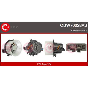 Ventilador habitáculo - CASCO CBW70028AS
