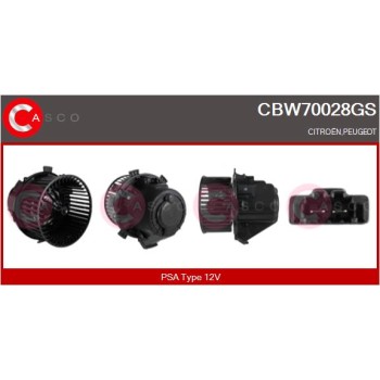 Ventilador habitáculo - CASCO CBW70028GS